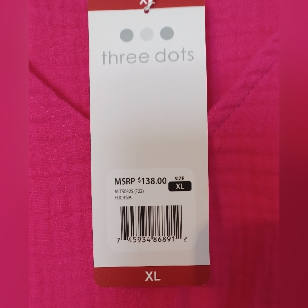 Three Dots Top, size XL. - Picture 6 of 12